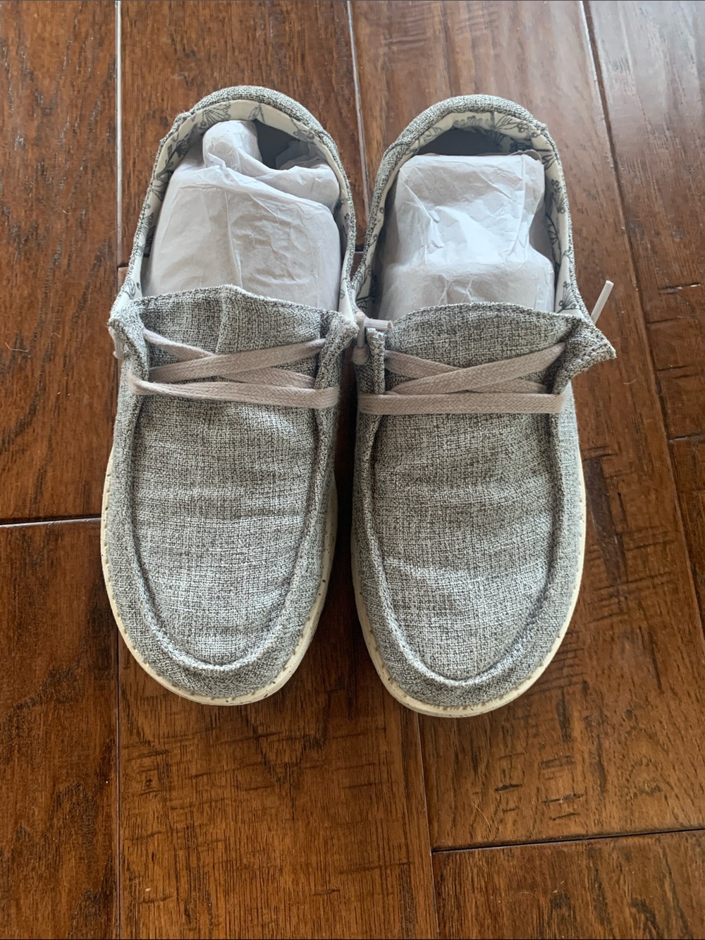 HEY DUDE WENDY GREY SHOES